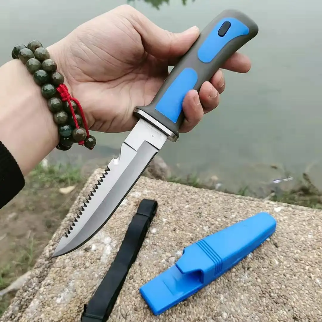 Желтый синий красный 440C Американский Нож для дайвинга 58HRC нож выживания на