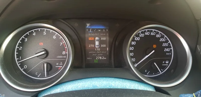 Цифровой ЖК дисплей TPMS для автомобильной сигнализации давление в шинах Toyota Camry 2018
