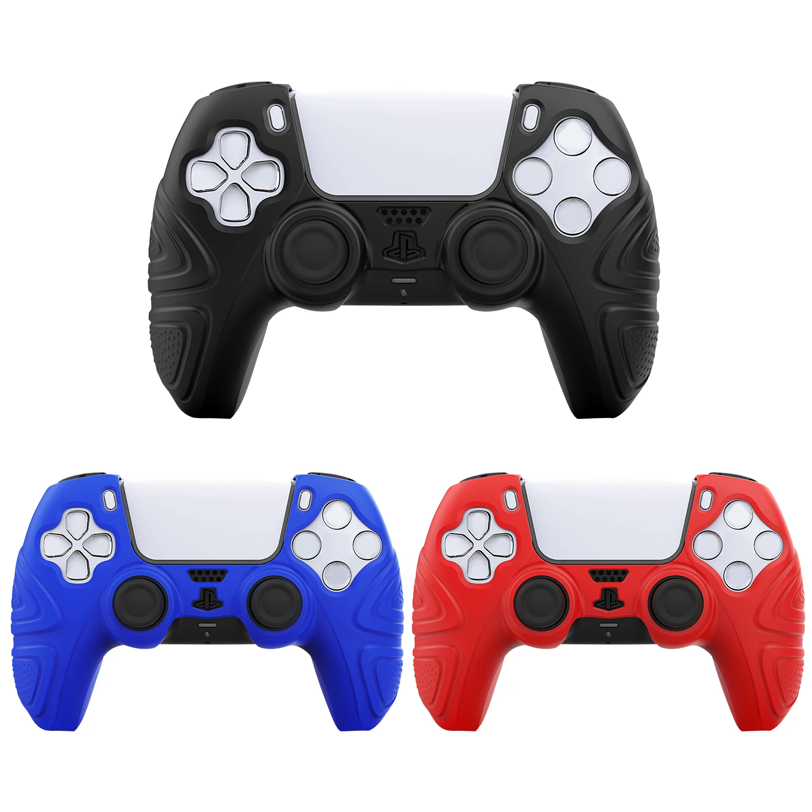 

For PS5 Gamepad Protective Cover Protective Case Anti-drop Silicone Sleeve Protective Cover For PS5 Handle Gamepad