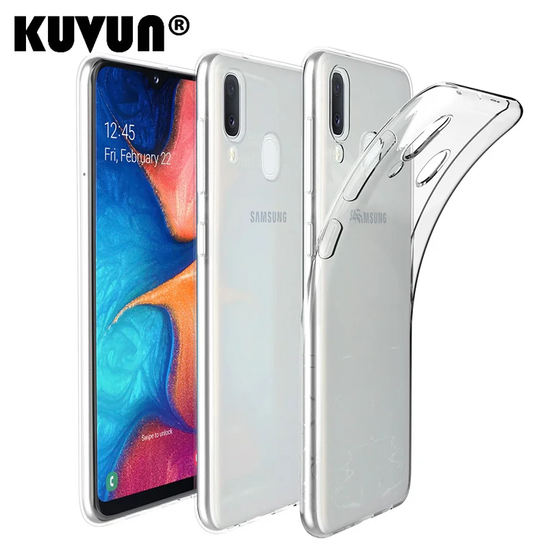 For Samsung A20E Чехол для телефона Samsung Galaxy A10 A20 A30 A40 A50 A70 A80, прозрачные силиконовые чехлы из ТПУ, чехлы, Капа A 50 30 20 40 - Цвет: For Samsung A20E