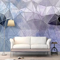 custom any size mural wallpaper 3d abstract color triangle fresco modern 3d background wall painting living room bedroom murals