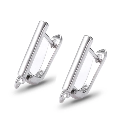 Крючки для сережек золотистые и серебристые  peixin