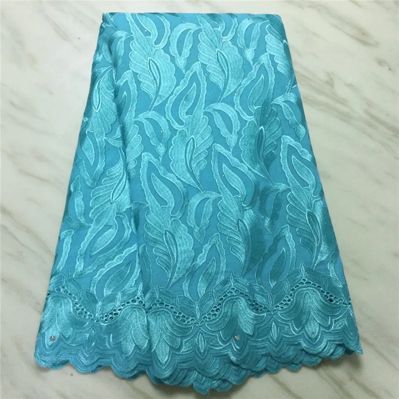 

5 Y Swiss lace fabric 2021 heavy beaded embroidery African lace fabrics 100% cotton fabric Swiss voile lace in Switzerland PL236