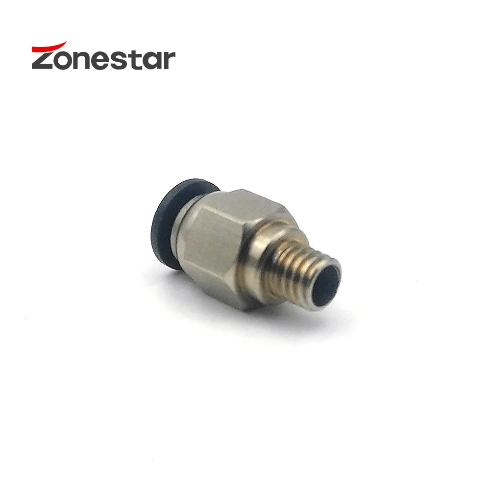 5 шт./лот ZONESTAR PC4-M6 3d принтер J-head пневматические разъемы PTFE трубки быстрая пара фитингов Reprap Hotend