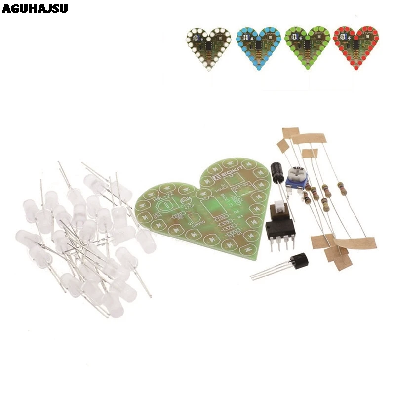 Набор для самостоятельной сборки лампа дыхания в форме сердца комплект