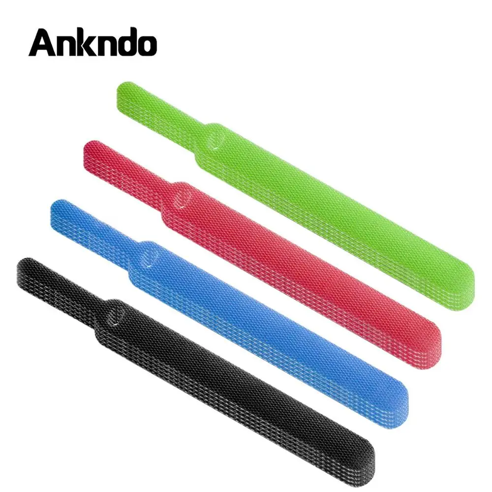 Ankndo, 20 шт., USB кабель, управление, зарядный кабель, органайзер, PC, устройство для сматывания кабеля, ремни для наушников, кабельная стяжка, крюк, петля, настольный кабель, комплект