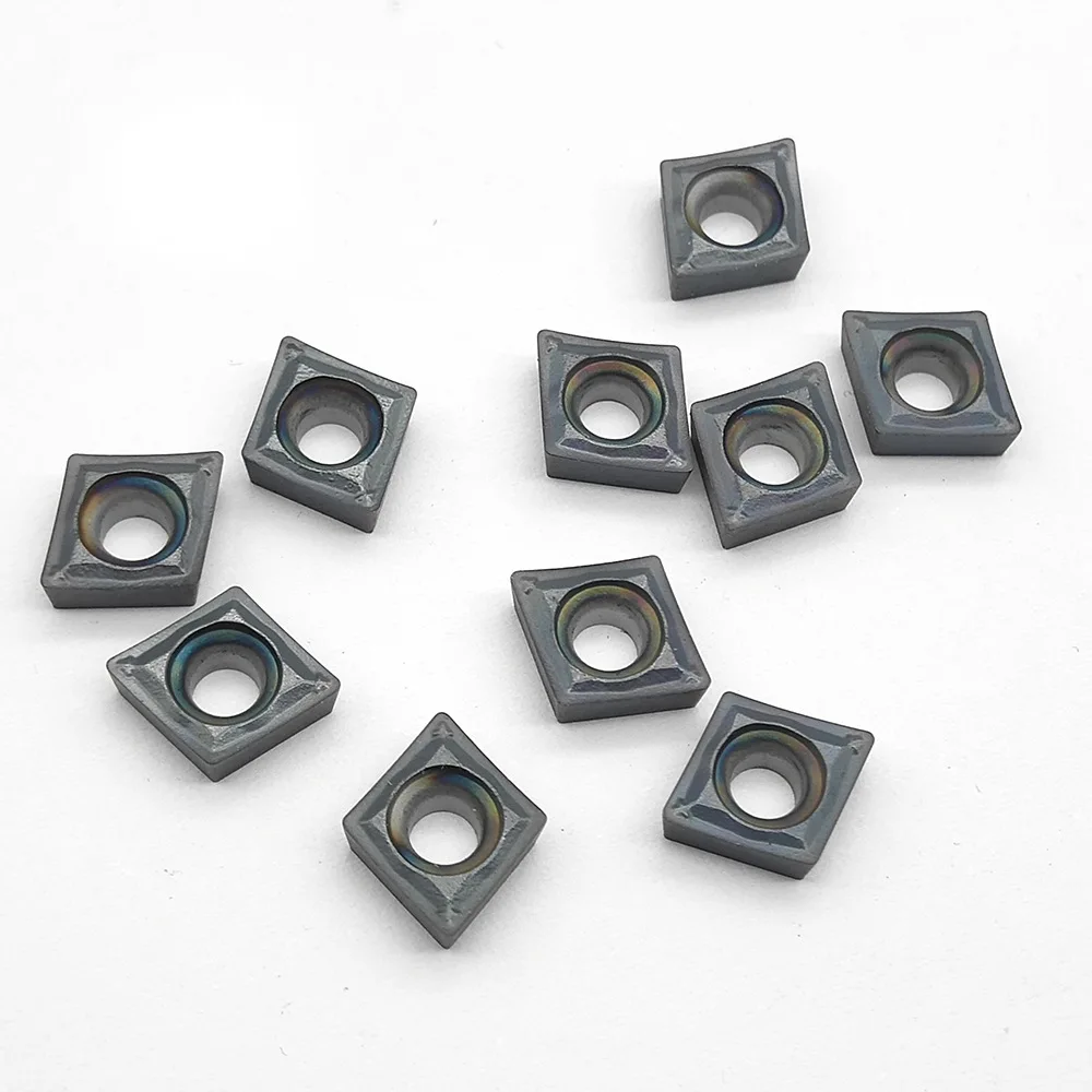 

10Pcs/lot CCMT060204-SM IC908 CCMT060204-SM IC907 Milling Cutter Tool CNC External Turning Tool Hard Alloy Lathe Cutter