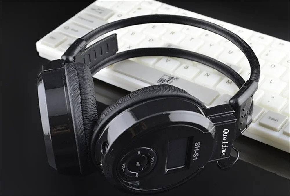 Складная спортивная беспроводная гарнитура с поддержкой TF карты стереонаушники