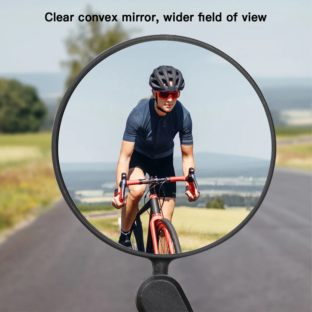 

Bicycle Rearview Mirror Mtb Bike Rotatable Rearview Mirror Transparent Stainless Steel Len Cycling Handlebar Mirrors Accessories