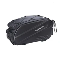 multifunctional bicycle trunk bag large capacity cycling mountain bike saddle rear rack luggage carrier tail seat pannier pack