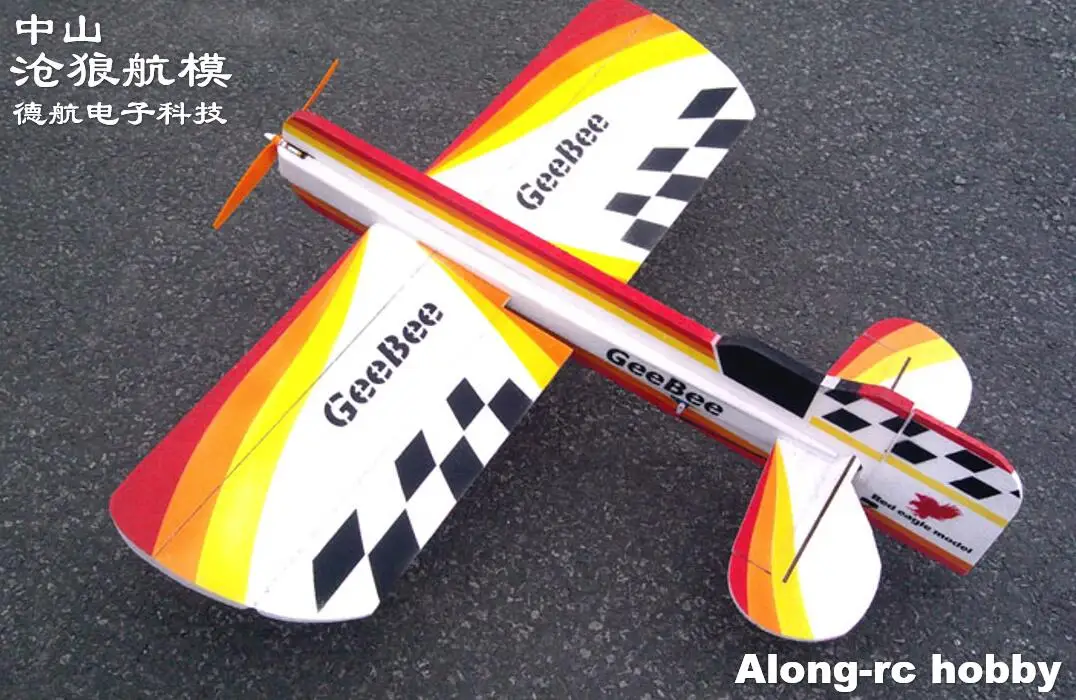 Фото RC 3D модель ру аэроплана хобби 1000 мм размах крыльев Geebee F3D самолет (есть набор или набор pnp) Gee Bee EPP самолет №4