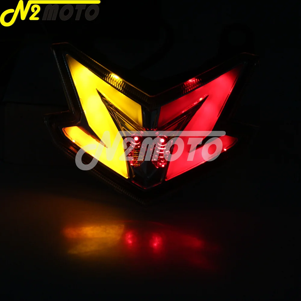 Светодиодный задний фонарь для мотоцикла стоп-сигнал Kawasaki Z800 Ninja ZX6R ZX-6R 636 Z125 2013-2017