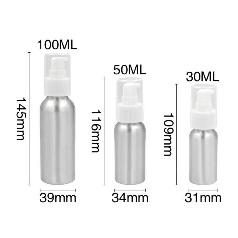 Алюминиевый герметичный дозатор для мыла лосьона пресс тип Разъемный Пустой
