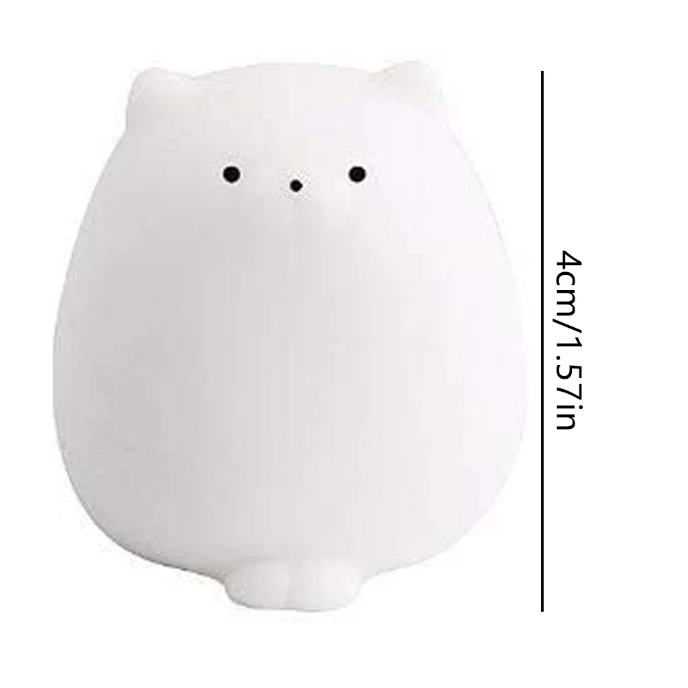 

Anti-Stress Mini Squeeze Cat Toy Soft Silicone Hand Squeeze Animals Cat Kawaii Rubber Squishes Antistress Toy Healing Stress