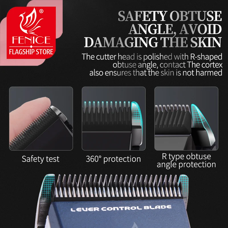 Машинка для стрижки питомцев Fenice профессиональный триммер шерсти собак