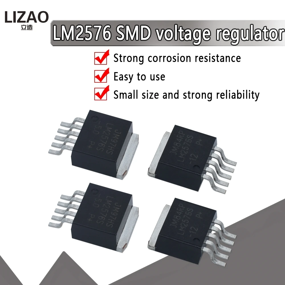 5 шт. DC В преобразователь LM2577S-ADJ LM2575HVS-5.0 LM2596S-5.0 LM2596S-ADJ LM2576S-5.0-263 LM2596 LM2576 - купить по