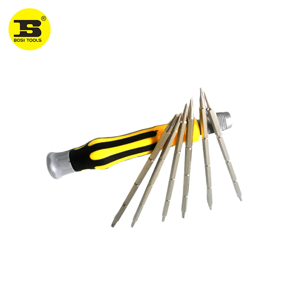 Набор прецизионных отверток BOSI с двойной головкой и пластиковым чехлом 7