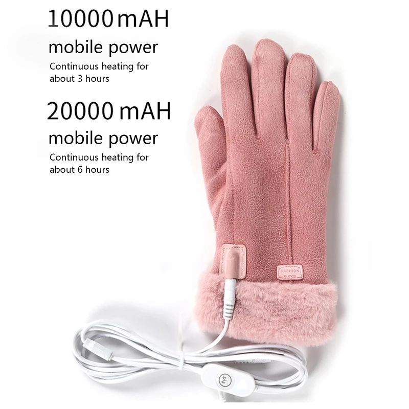 

G92F Touchscreen Heated Gloves,USB Rechargeable Heating Gloves for Women, Warming Gloves,for Outdoor Cycling Montorcycle