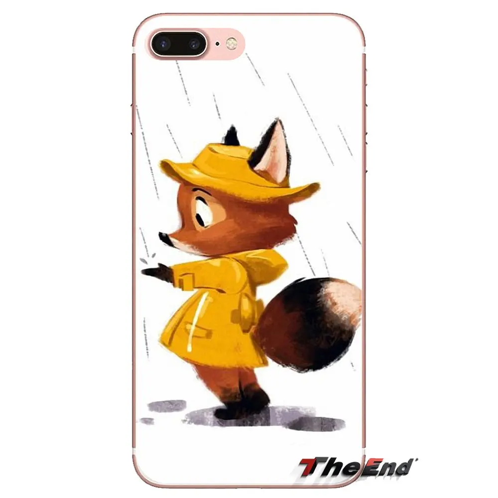 Крышка корпуса телефона узор Детские лисы красный розовый лиса для LG Spirit Motorola Moto