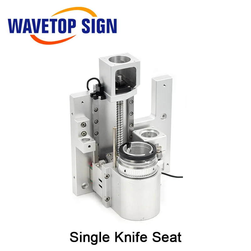 WaveTopSign CNC кожаный вибрирующий нож+ сиденье ножа+ Держатель головки ножа+ контроллер - Цвет: Single Knife Seat