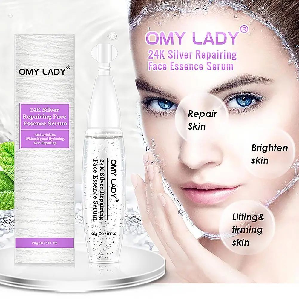 

new 24K Silver Face Cream Instant Firming Whitening Face Moisturizing Day Cream Firming Cream Female Skin Care