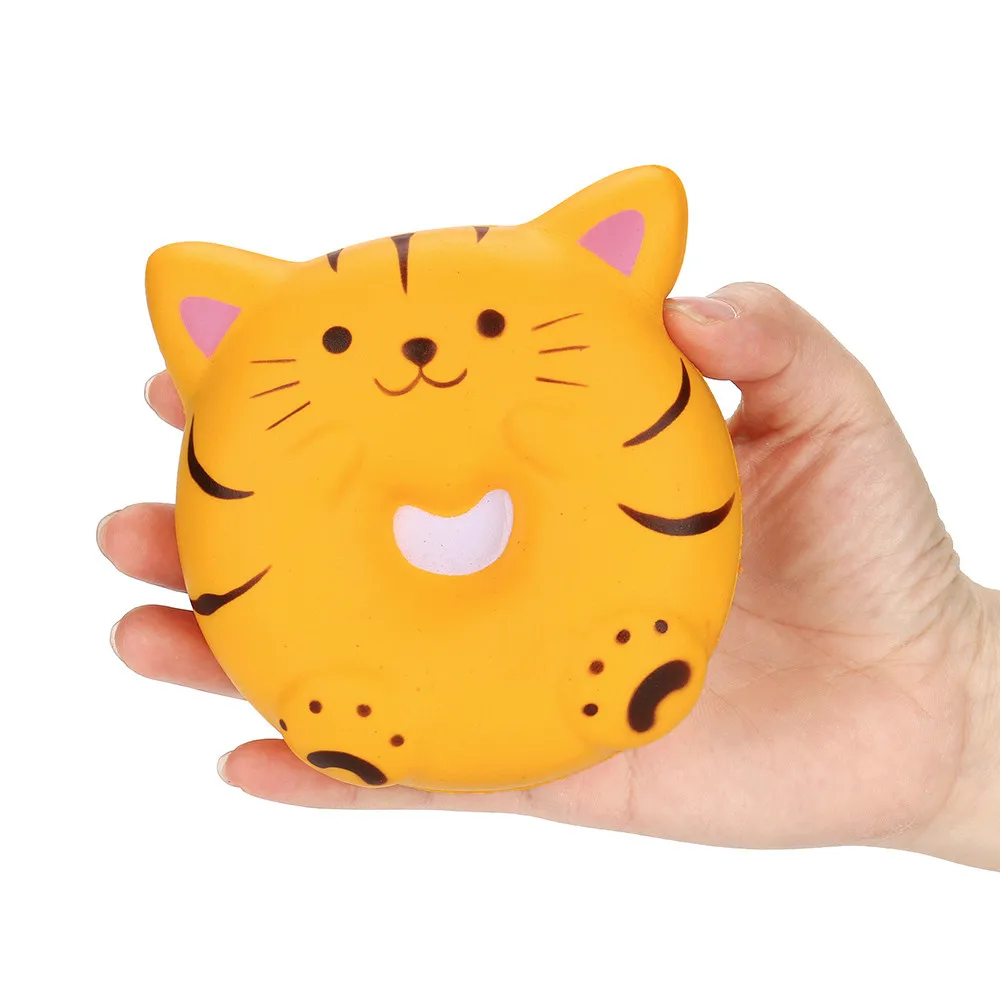 Сжимаемые хлеб кошка Ароматические сжимаемые медленно растущие игрушки Джамбо