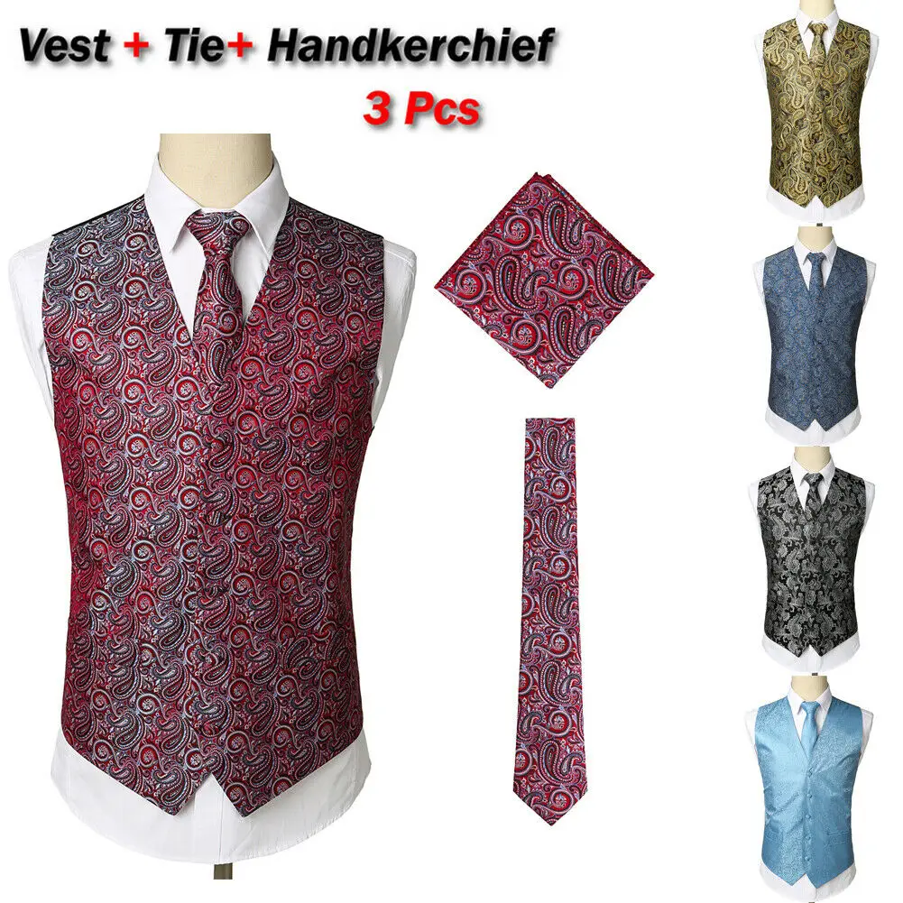 3 шт./компл. 5 цвет цветов мужской новый стиль деловые повседневные тонкие жилеты