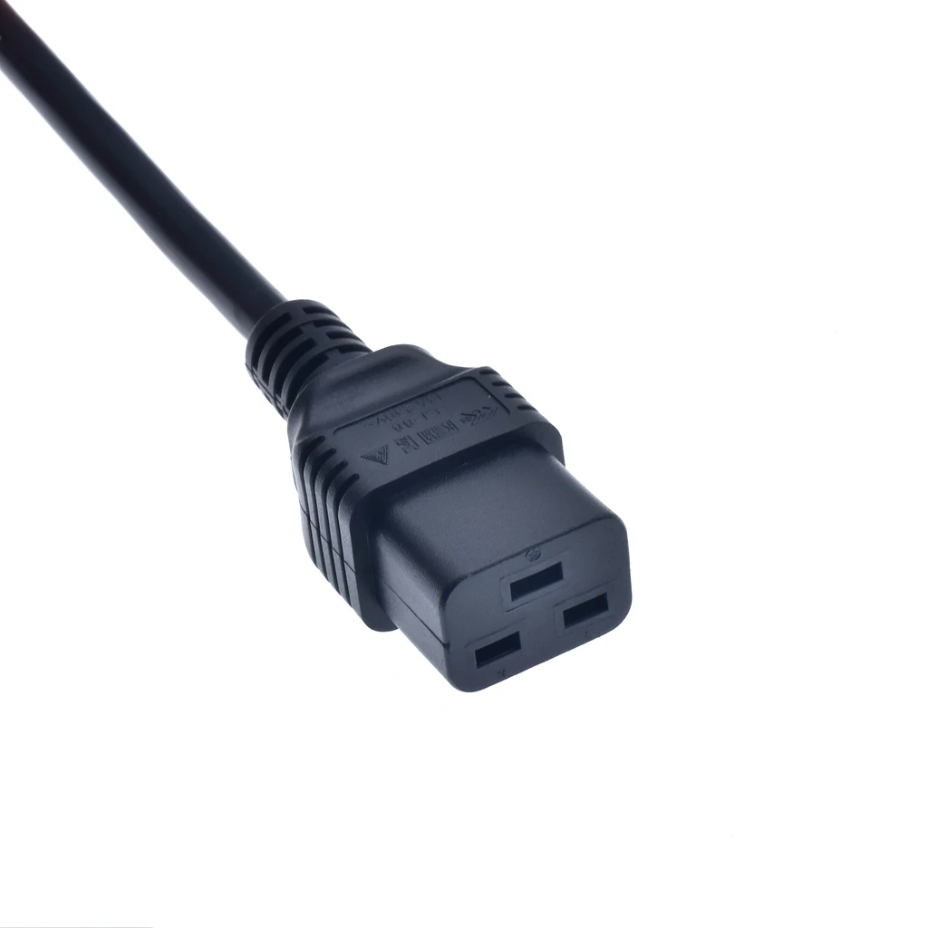 1 8 м/5.9FT IEC320 C14 для C19 AC Мощность шнур 16A гнездо 10A штекером с использованием