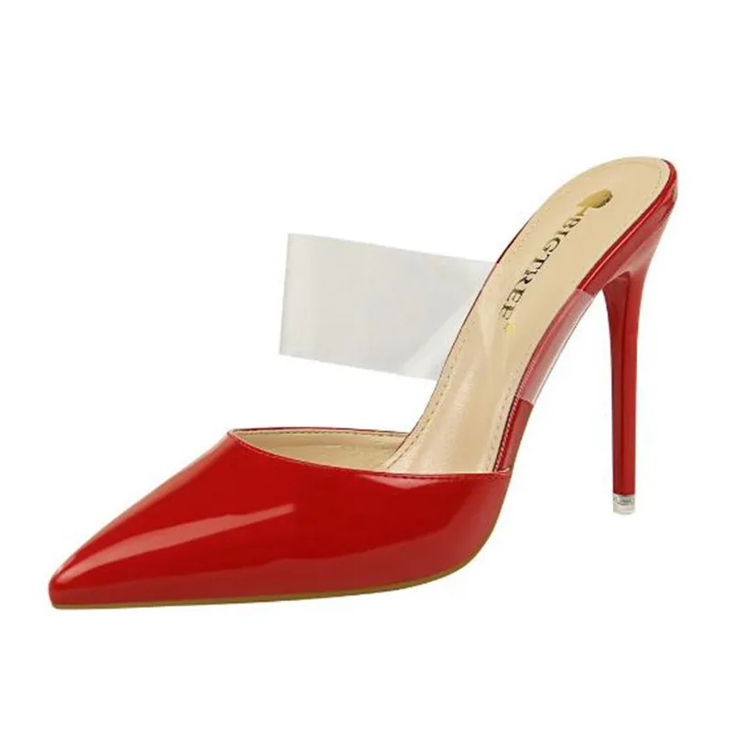 

Bigtree Shoes Women Pumps Fashion High Heels Women Shoes Transparent Women Sandals Sexy Party Shoes Kitten Heels New Stiletto