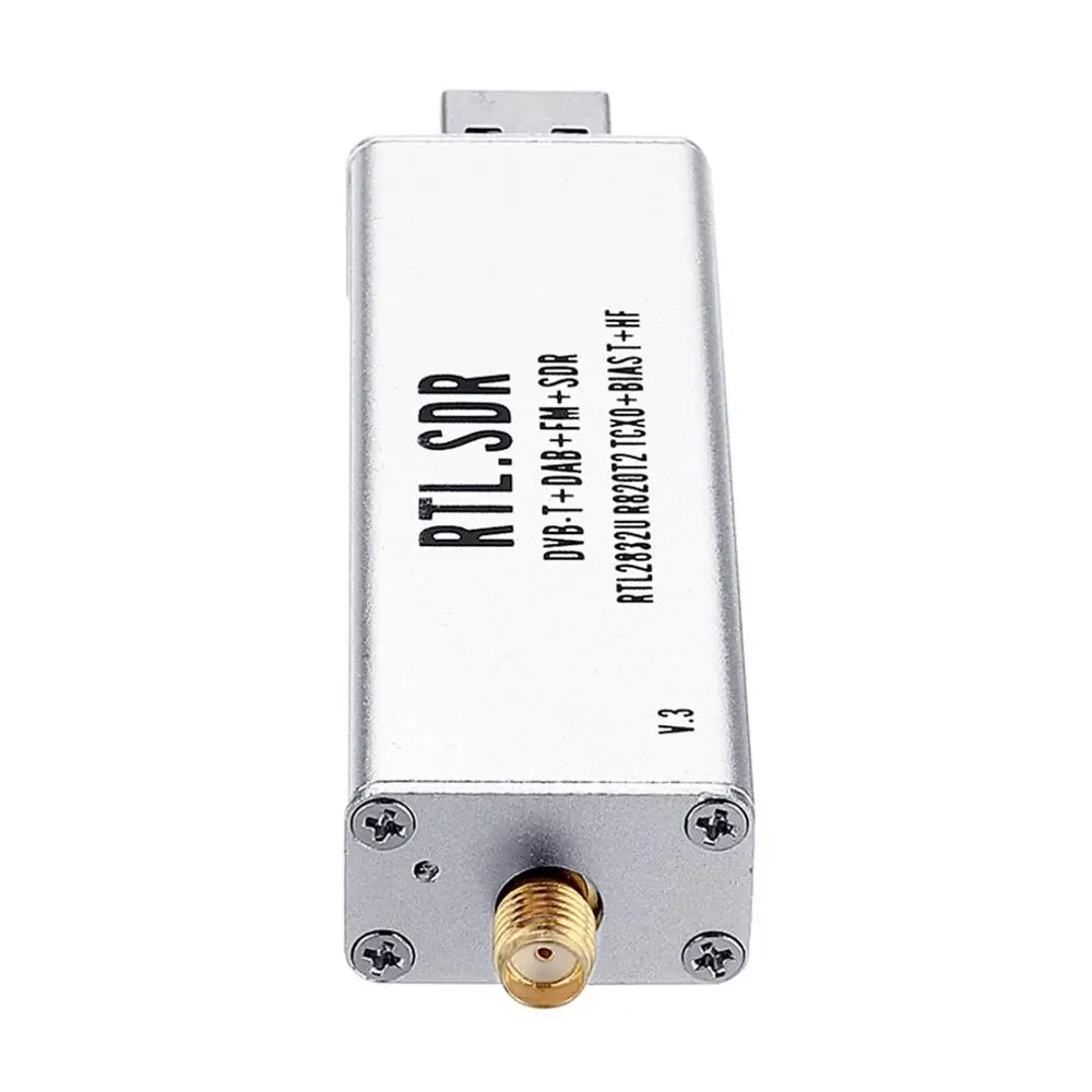 0 1 МГц 7 ГГц TCXO RTL sdr приемник R820t2 USB SDR ключ с 0.5ppm SMA MJZSEE A300U тестер серебро|Теле- и