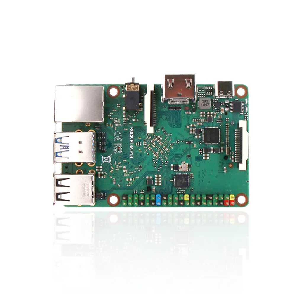 Плата Rockchip ROCK PI 4A V1.4 шестиядерная SBC/одиночный компьютер совместимая с