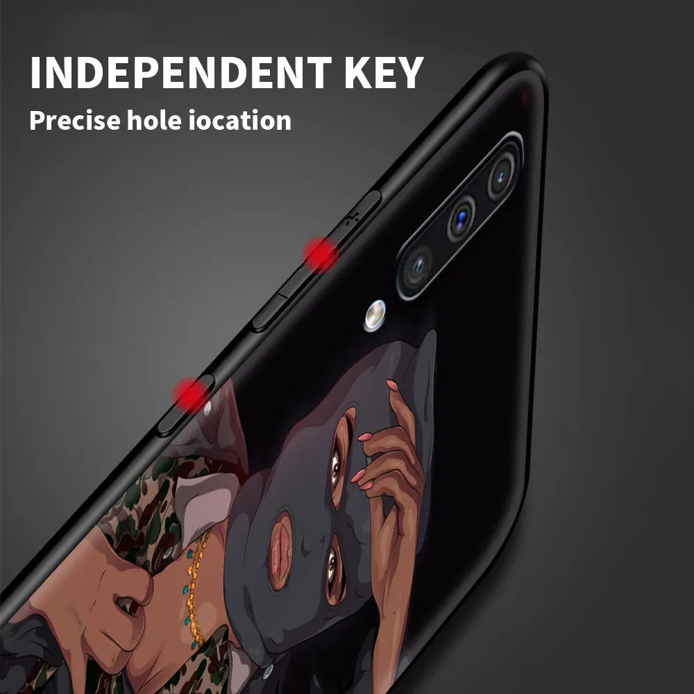 

Masked Goon Girl Case For Samsung Galaxy A50 A70 A10 A20e A30 A32 5G M31 M30s M21 M51 A12 A20s A10s A02s Phone Cover Funda