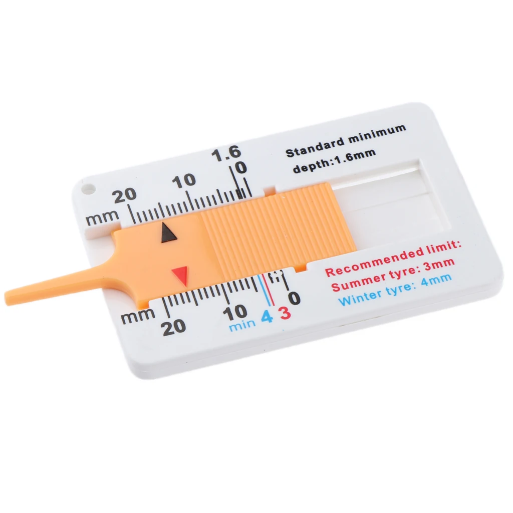 Метрический измеритель глубины протектора для автомобильного мотоцикла (20