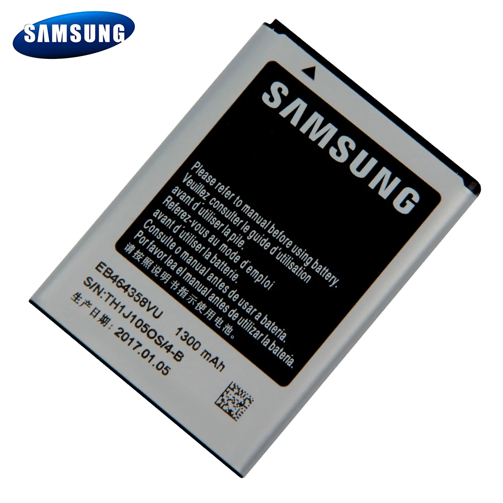 Аккумулятор для телефона Samsung EB464358VU GT S6358 S7500 S6102E S6802 S6352 S7508 S6010 S6818u S6500D S6812I 1300