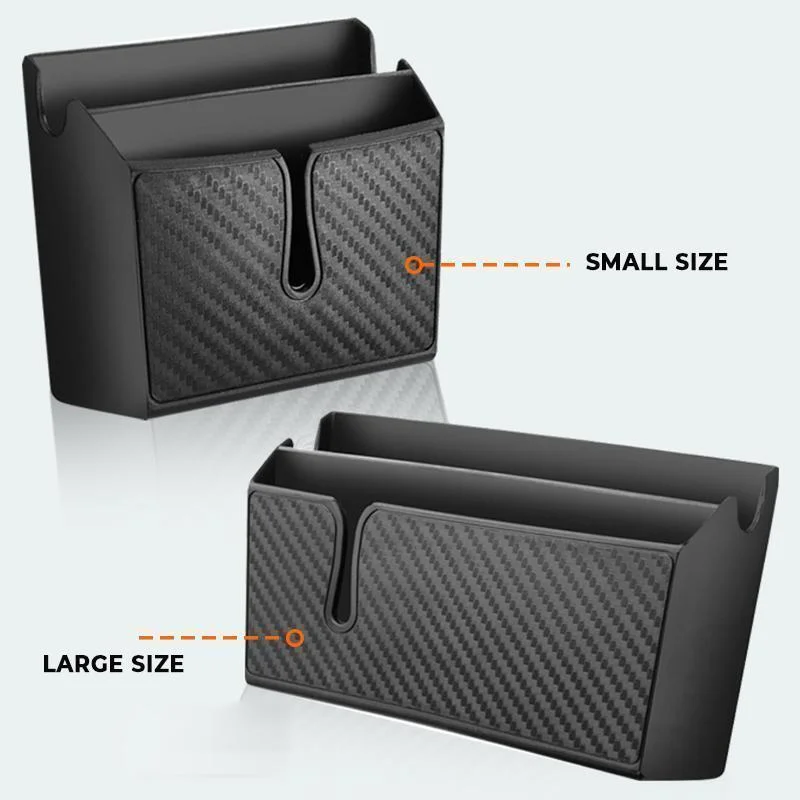 

ACFL New Stowing Tidying Car Organizer Container Phone Holder Stand Car Storage Box For Phone Charge Keys Coins Auto Seat Bag