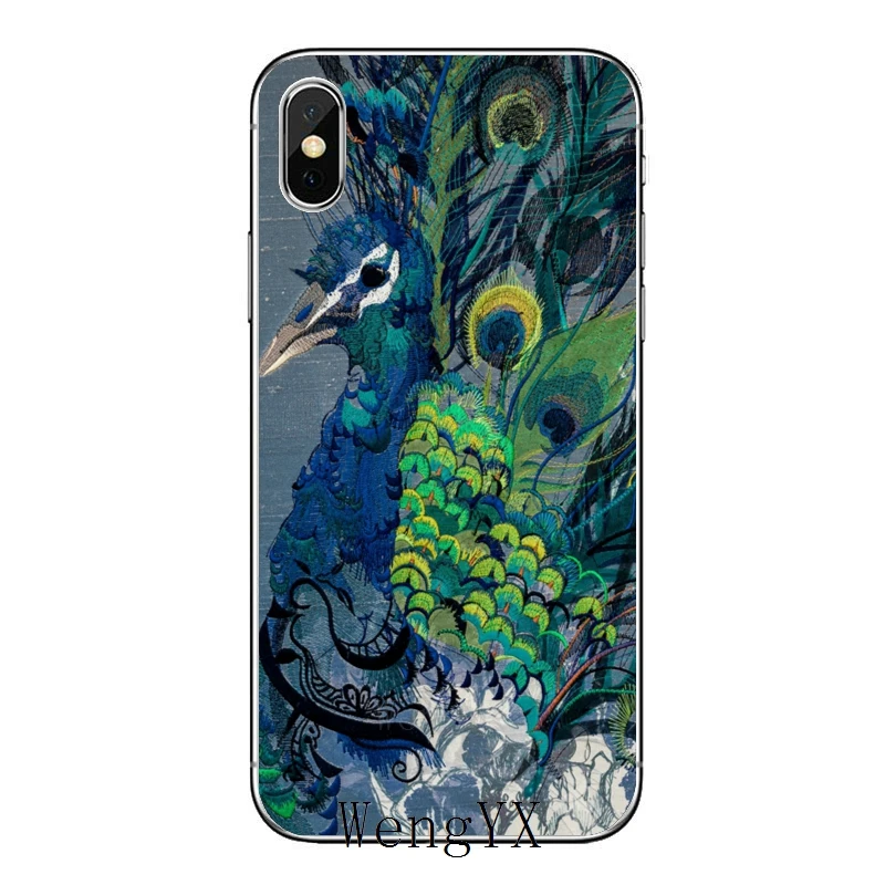 Аксессуары для телефона с акварельным рисунком птиц чехол iPhone 11 Pro XS Max XR X 8 7 6 6S Plus 5