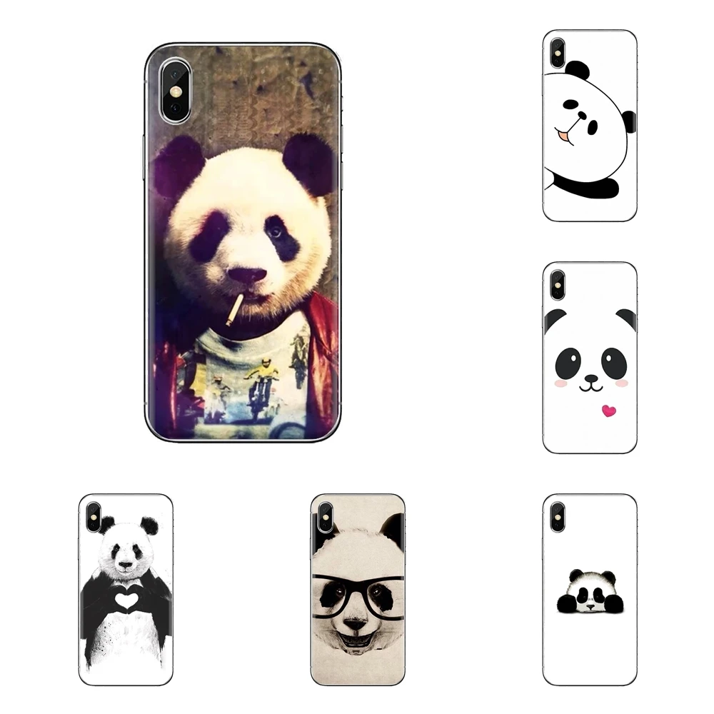 For Oneplus 3T 5T 6T Nokia 2 3 5 6 8 9 230 3310 2.1 3.1 5.1 7 Plus 2017 2018 Soft Transparent Shell Covers Fashion Animal Panda |