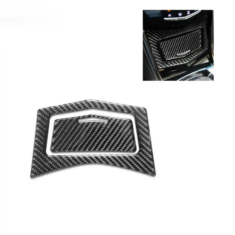 

Central Console Cigarette Lighter Cover Trim ATS ATSL Carbon Fiber for Cadillac
