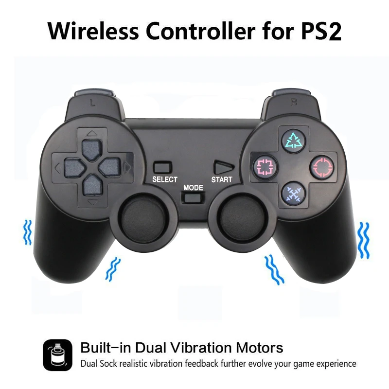 Распродажа беспроводной геймпад для Sony PS2 контроллер консоли Playstation 2 джойстик с