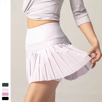lululike women sports tennis skirts golf dress fitness shorts athletic running short quick dry skort skirt with pocket skorts