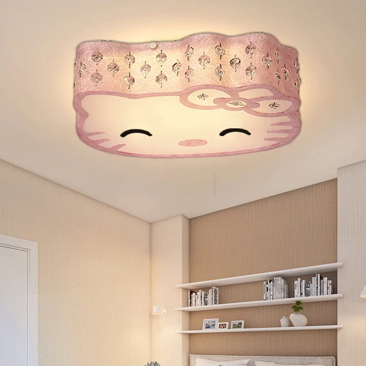 Детская потолочная лампа для девочек хрустальные домашние деко лампы плафонье