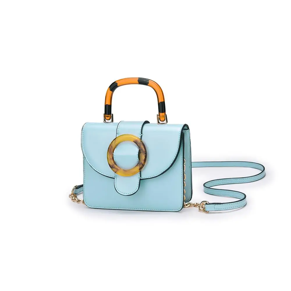 blue L20 H16 W6cm Винтажные женские сумки с деревянной ручкой-кольцом, Повседневная сумка через плечо, роскошные сумки через плечо, дизайнерский кошелек, большой «ТОТЕ» ведра - Цвет: blue L20 H16 W6cm