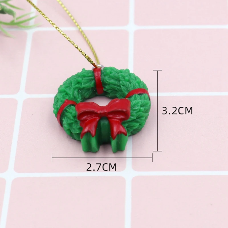 

Resin Christmas Pendant Diy Creative Christmas Snowflake Snowman Bell Pendant Christmas Tree Decoration Pendant