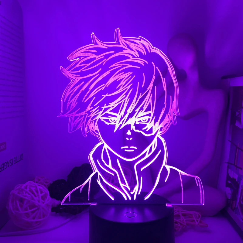 

Boy Series Cartoon Night Light Bedroom Study Animation 3D Table Lamp LED Colorful Touch Acrylic Luminous Body Holiday Lighting