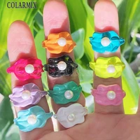 8 piece tiny pearls rings summer color rings rings mix color rings accessories jewelry party ring enamel rings 51740