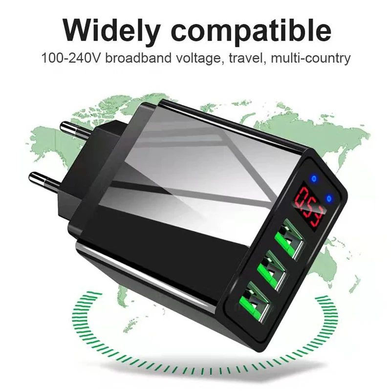 Быстрое зарядное устройство Fiuzd со светодиодным дисплеем для телефонов Iphone11 pro max