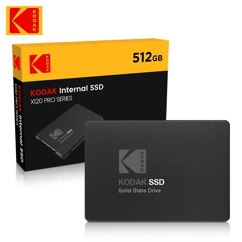 

KODAK X120 PRO 2.5 inch SSD 128GB 256GB 512GB 1TB hard drive Sata 3.0 Internal solid state drive 550MB/S for laptops Destops