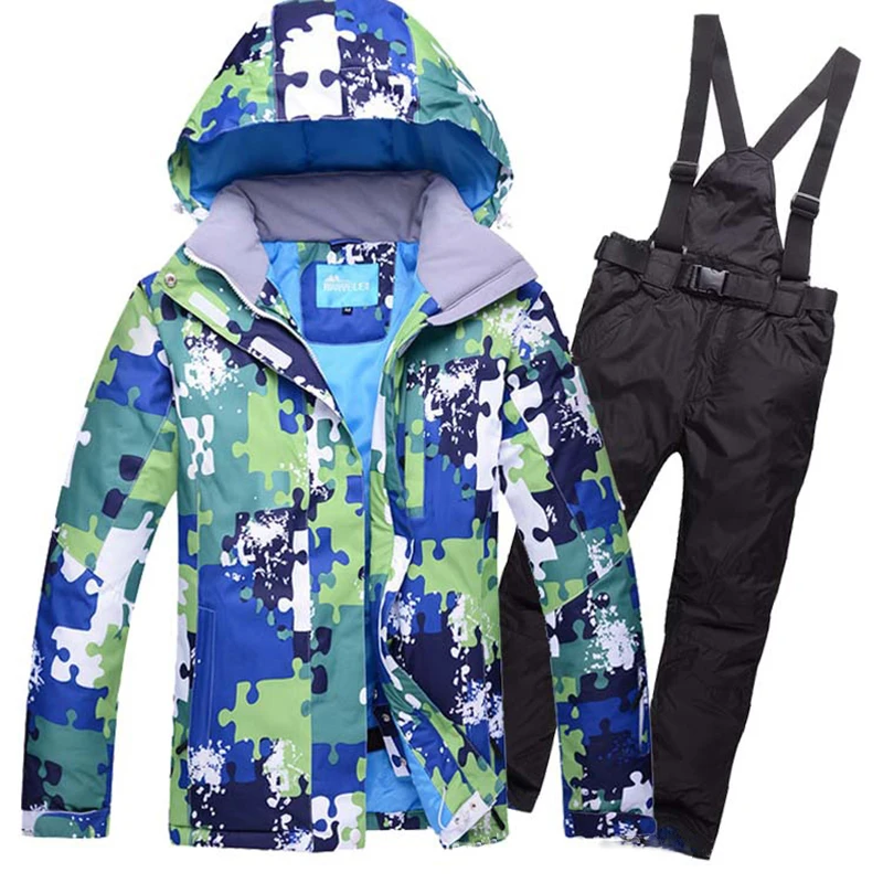 Лыжный костюм Зима 2019 Спорт на открытом воздухе сноуборд одежда мужская
