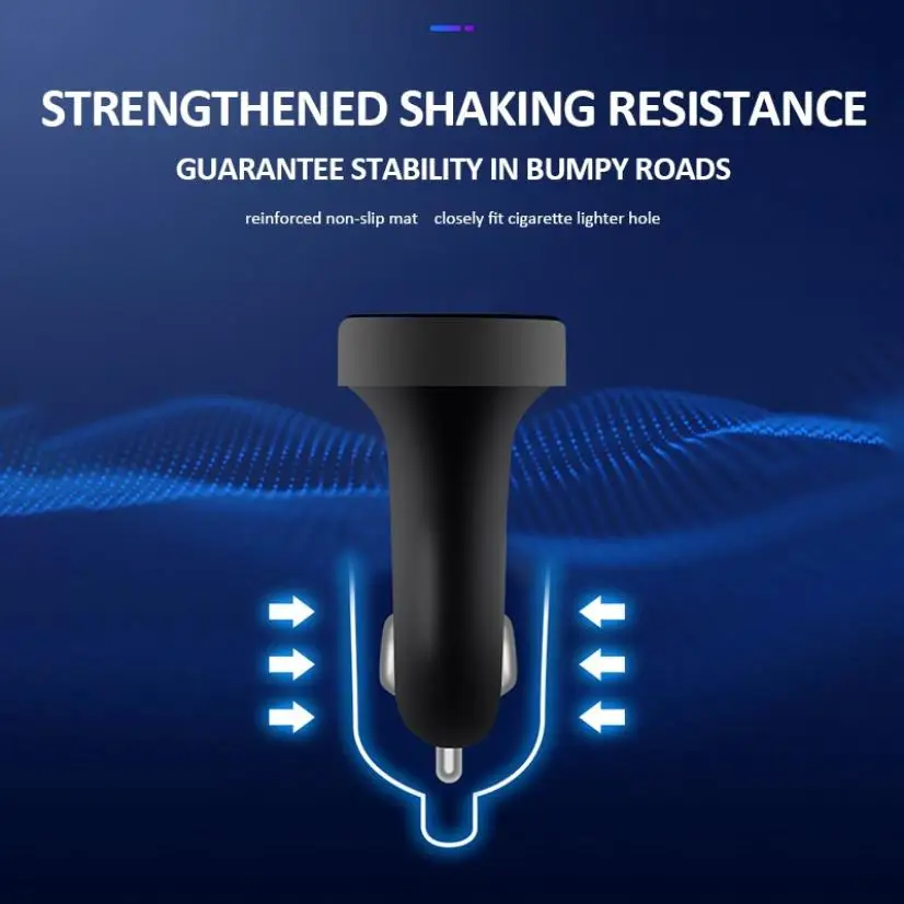 Handsfree transmisor fm bluetooth автомобильный комплект fm-радио Передатчик Автомобильный mp3 плеер USB зарядное устройство Быстрая зарядка мобильный телефон модулятор