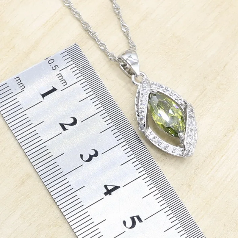 Женская подвеска ожерелье серебряного цвета с искусственными камнями|Подвески| |